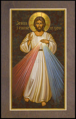 Wood Plaque Premium - Divine Mercy by J. Cole