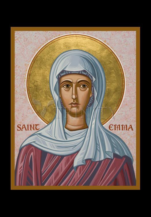 St. Emma - Holy Card