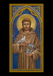 Holy Card - St. Francis of Assisi by J. Cole