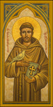 Wood Plaque - St. Francis of Assisi by J. Cole