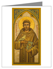 Note Card - St. Francis of Assisi by J. Cole