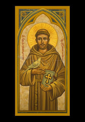 Holy Card - St. Francis of Assisi by J. Cole