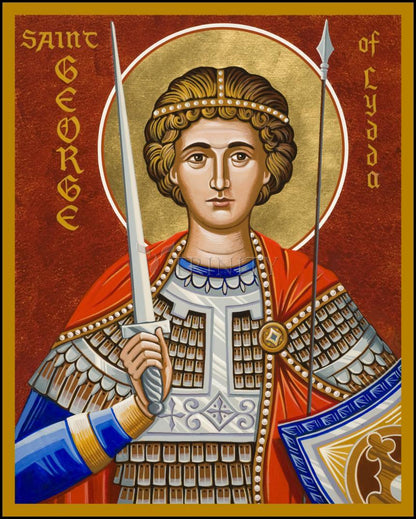 St. George of Lydda - Wood Plaque