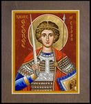Wood Plaque Premium - St. George of Lydda by J. Cole
