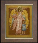 Wood Plaque Premium - Guardian Angel with Girl by J. Cole