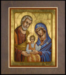 Wood Plaque Premium - Holy Family by J. Cole