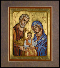 Wood Plaque Premium - Holy Family by J. Cole