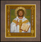 Wood Plaque Premium - Jesus Christ - Eternal High Priest by J. Cole