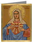 Note Card - Immaculate Heart of Mary by J. Cole