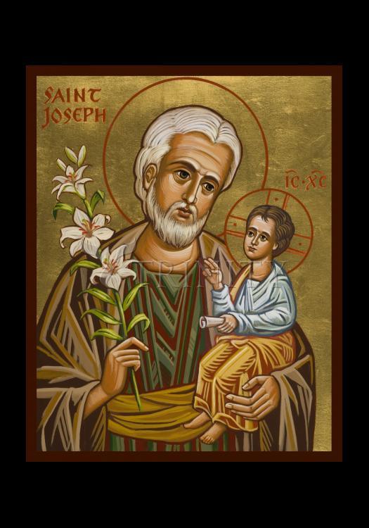 St. Joseph and Child Jesus - Holy Card