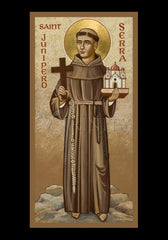 Holy Card - St. Junipero Serra by J. Cole