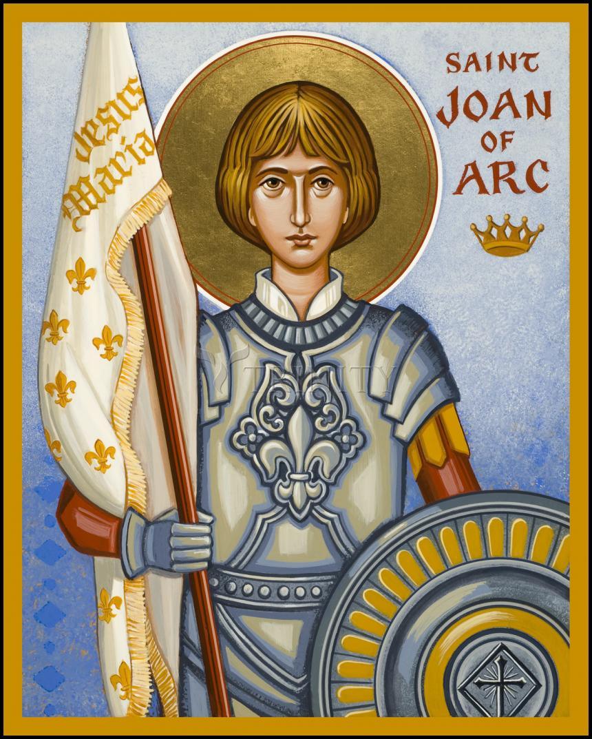 St. Joan of Arc - Wood Plaque