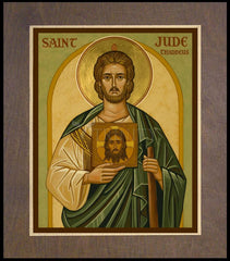 Wood Plaque Premium - St. Jude by J. Cole