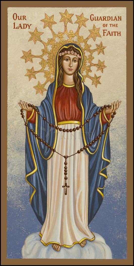 Our Lady Guardian of the Faith - Wood Plaque
