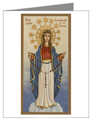 Note Card - Our Lady Guardian of the Faith by J. Cole