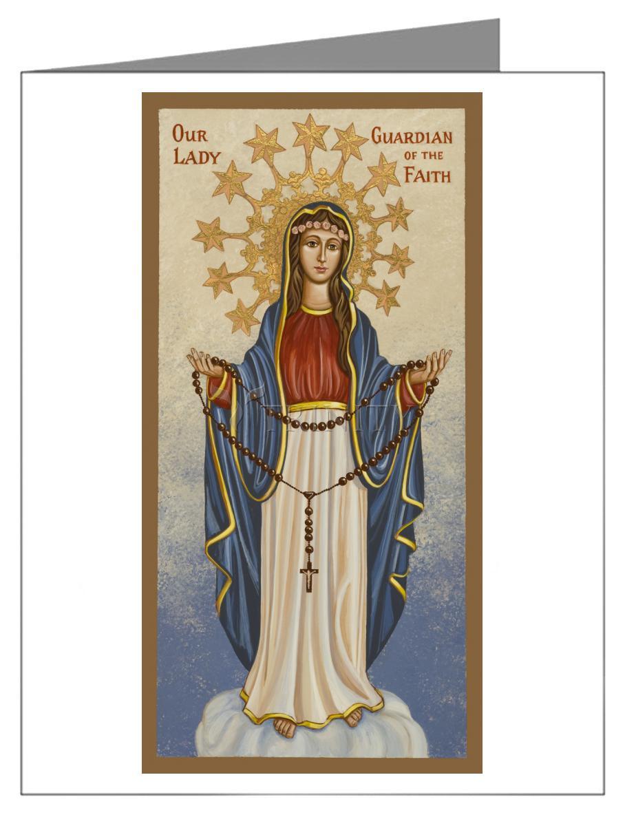 Our Lady Guardian of the Faith - Note Card Custom Text