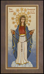 Wood Plaque Premium - Our Lady Guardian of the Faith by J. Cole