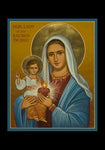 Holy Card - Our Lady of the Sacred Heart by J. Cole