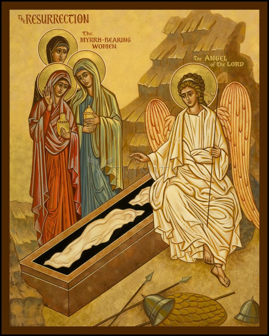 Resurrection - Myrrh Bearing Women - Wood Plaque