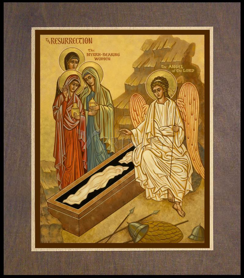 Resurrection - Myrrh Bearing Women - Wood Plaque Premium