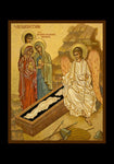 Holy Card - Resurrection - Myrrh Bearing Women by J. Cole