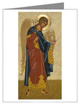 Custom Text Note Card - St. Michael Archangel by J. Cole