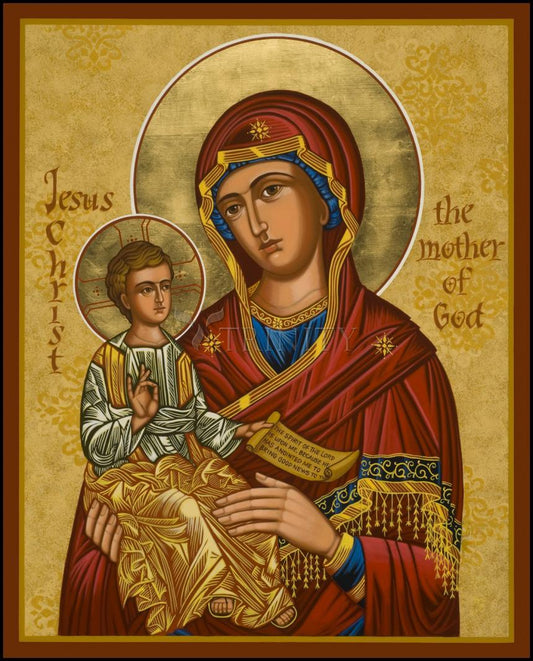 Mary, Mother of God - Wood Plaque