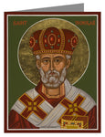 Custom Text Note Card - St. Nicholas by J. Cole