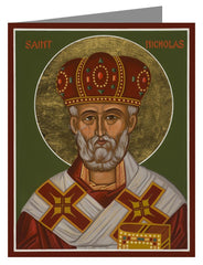 Custom Text Note Card - St. Nicholas by J. Cole