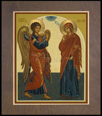 Wood Plaque Premium - Annunciation by J. Cole