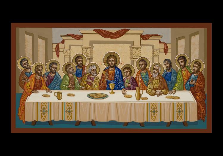 Last Supper - Holy Card