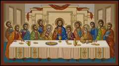 Wood Plaque - Last Supper by J. Cole