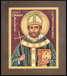 Wood Plaque Premium - St. Thomas Becket by J. Cole