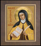 Wood Plaque Premium - St. Teresa of Avila by J. Cole