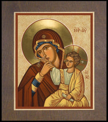 Wood Plaque Premium - Virgin of Consolation by J. Cole