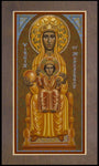Wood Plaque Premium - Virgin of Montserrat - Black Madonna by J. Cole