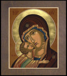 Wood Plaque Premium - Virgin of Vladimir by J. Cole