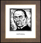 Wood Plaque Premium - St. Adolf Kolping by J. Lonneman