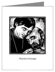 Note Card - St. Aloysius Gonzaga by J. Lonneman