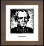 Wood Plaque Premium - Bl. Basil Moreau by J. Lonneman
