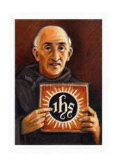 Holy Card - St. Bernardine of Siena by J. Lonneman