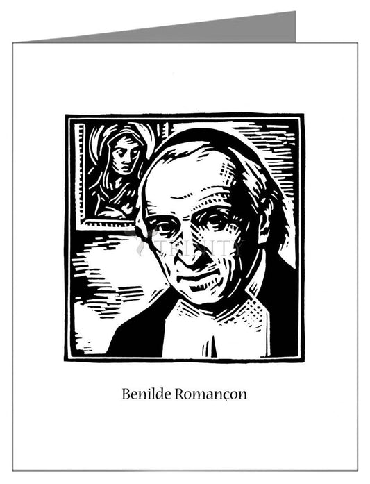 St. Benhilde Romançon - Note Card Custom Text