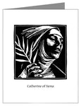 Note Card - St. Catherine of Siena by J. Lonneman