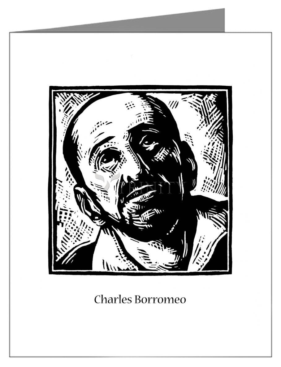 St. Charles Borromeo - Note Card Custom Text