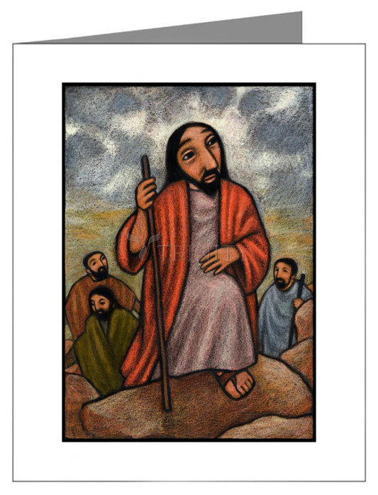Lent, 2nd Sunday - Climbing Mount Tabor - Note Card Custom Text