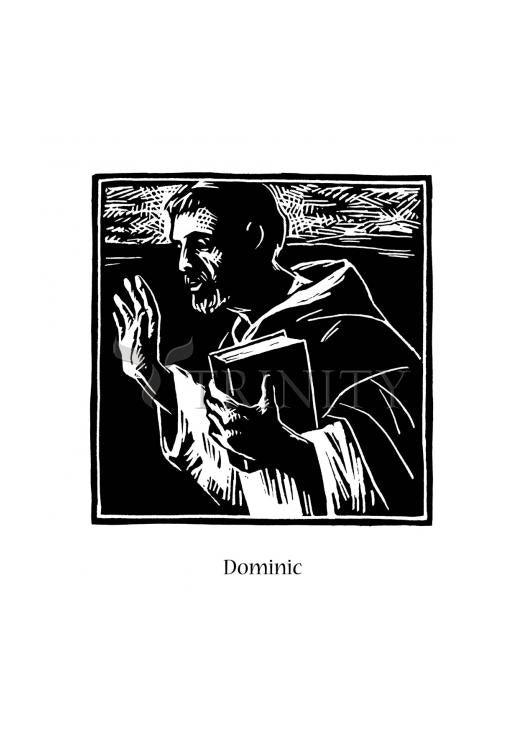 St. Dominic - Holy Card by Julie Lonneman - Trinity Stores