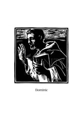 Holy Card - St. Dominic by J. Lonneman