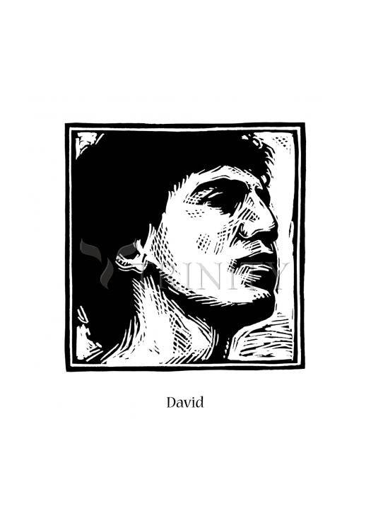 David - Holy Card