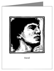 Custom Text Note Card - David by J. Lonneman