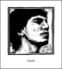 Wood Plaque - David by J. Lonneman